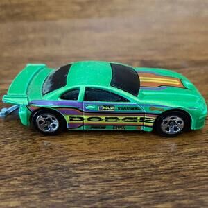 HOT WHEELS 2003 Pride Rides Dodge Stratus Dragster - Lime Green Neon Graphics